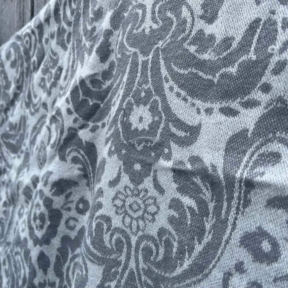 Grand Resort Collection Gray Throw Blanket w/ Fringe